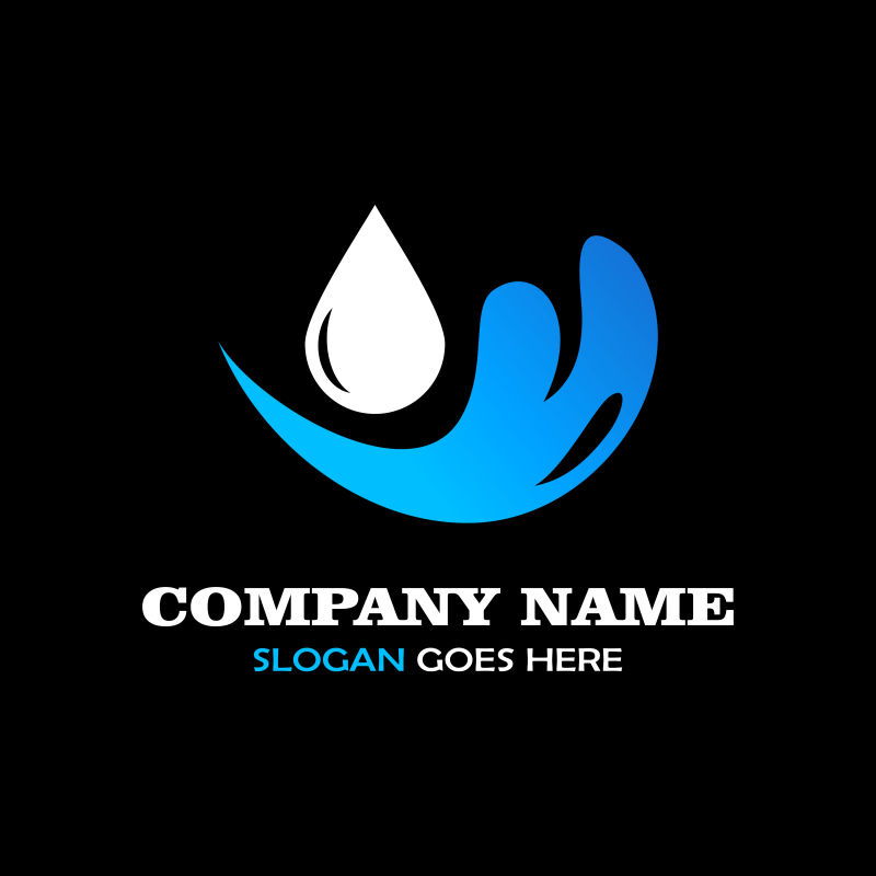 创意矢量现代自然资源主题标志设计