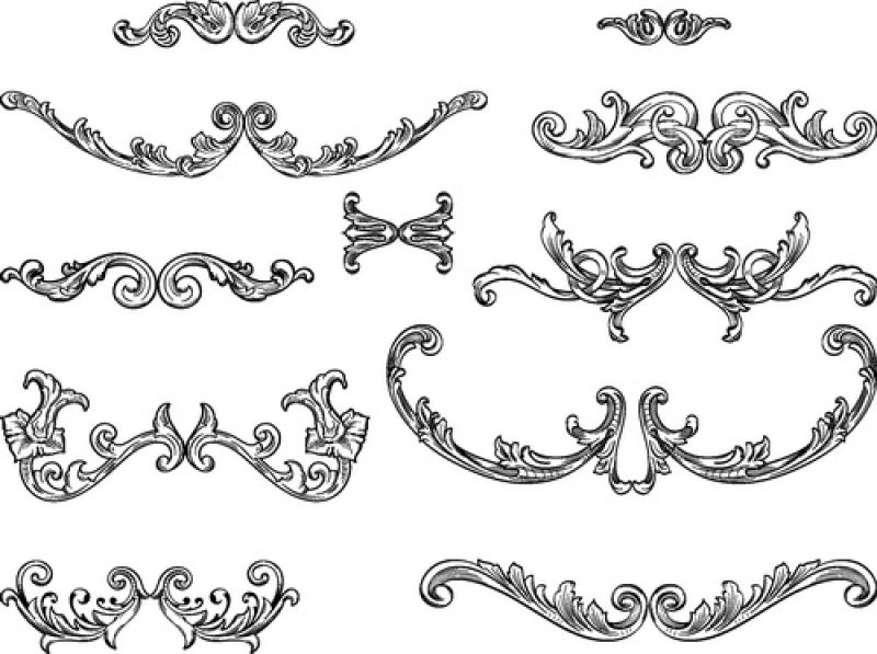 创意矢量现代装饰风格的设计元素