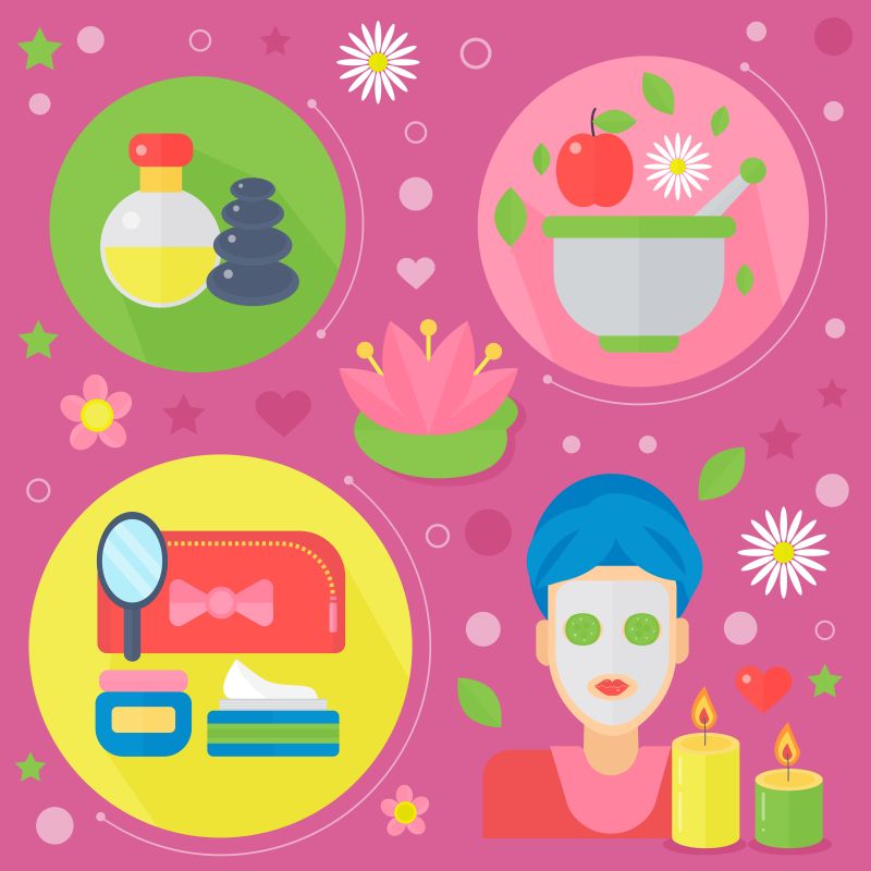 现代医学与医疗服务扁平化概念医疗药剂学技术诊断信息图形设计网页元素海报横幅