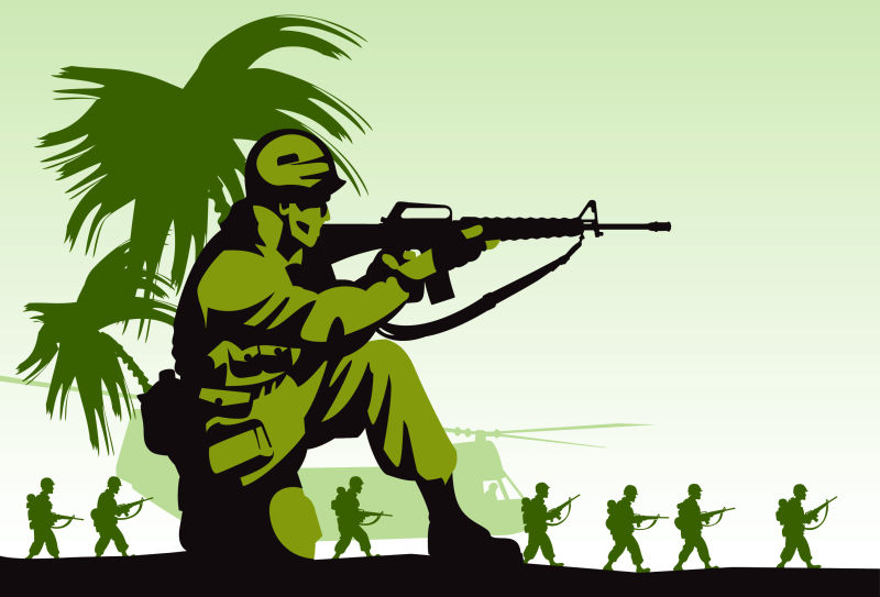 越南战争漫画图片
