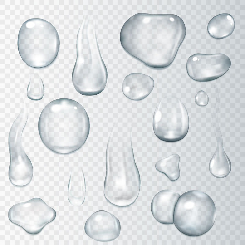 抽象现代水矢量滴元素背景设计