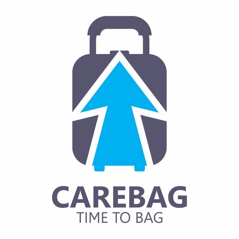 旅游手提箱假日标志矢量