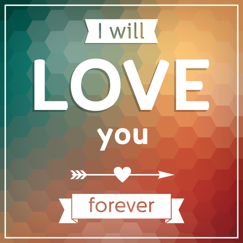 情人节卡片印刷背景