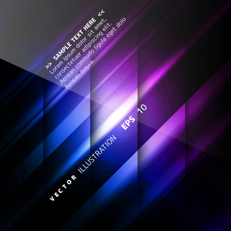 纸层上带彩色线条的抽象背景