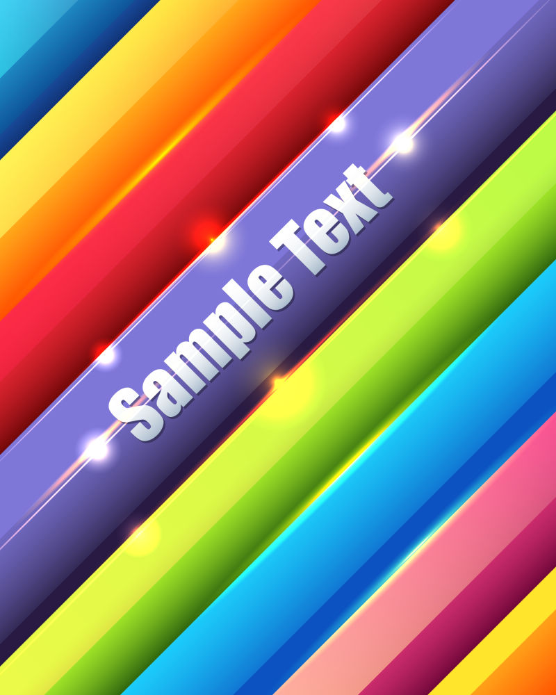 亮彩线抽象背景矢量设计