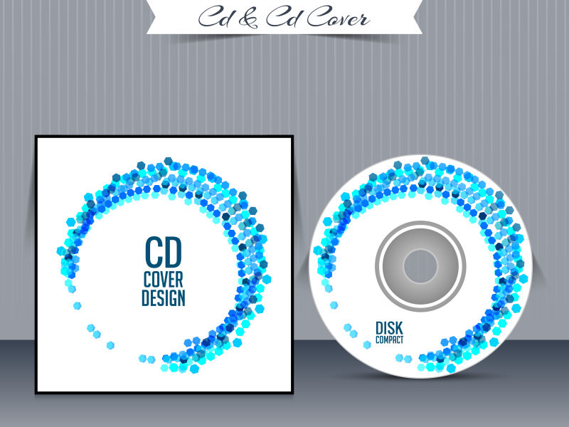 矢量光盘封面设计模板