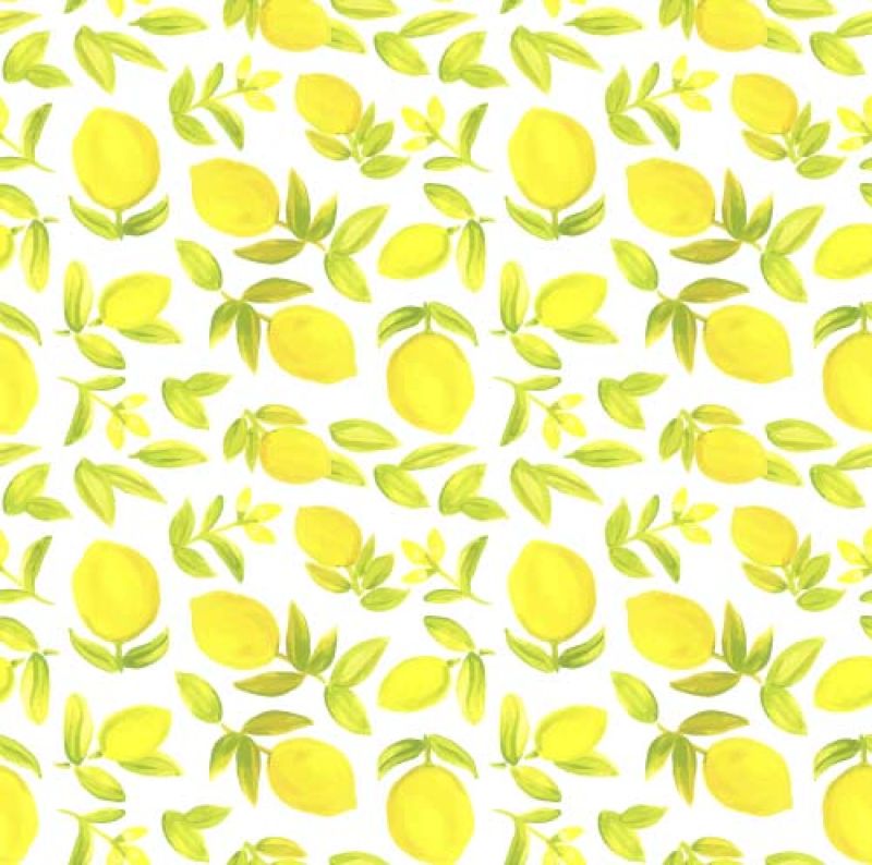 柠檬无缝图案
