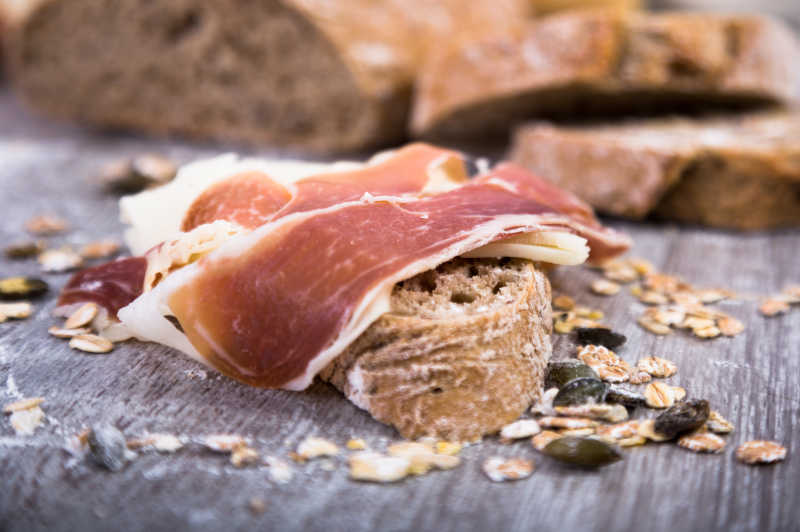 意大利早餐火腿面包