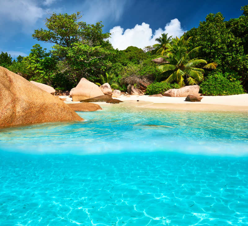 美丽的热带岛屿