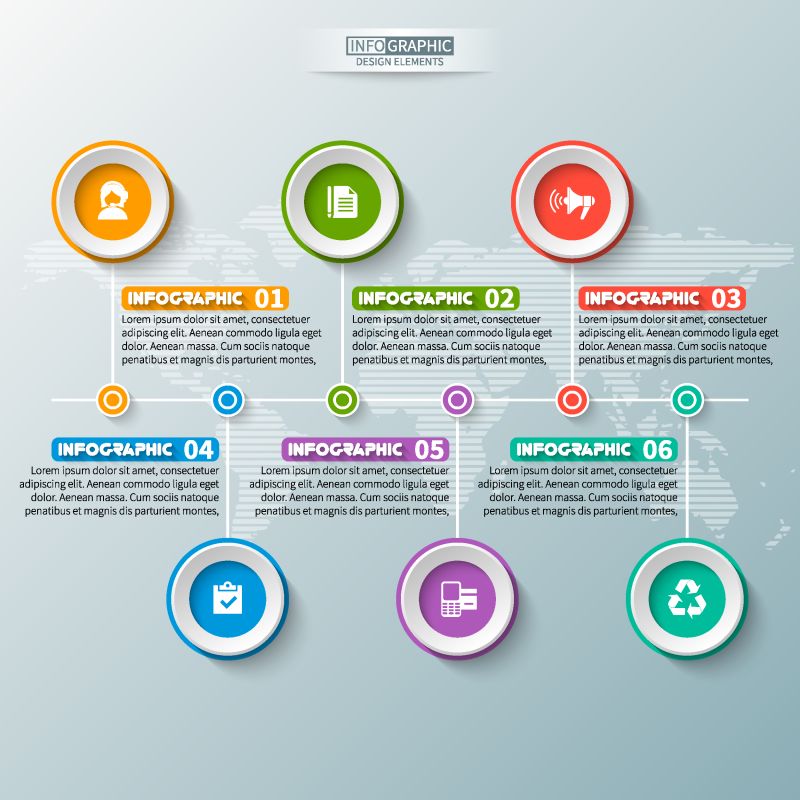 矢量摘要3D图形信息元素商业信息图形