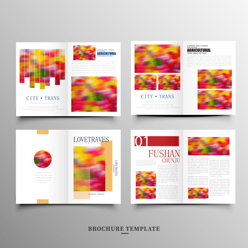 矢量传单册设计