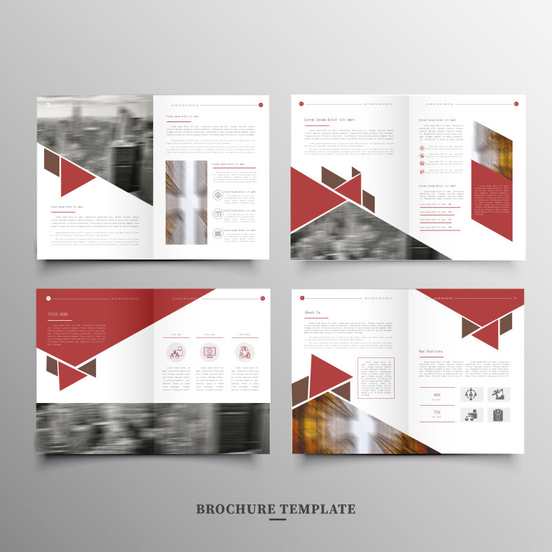 矢量传单册设计