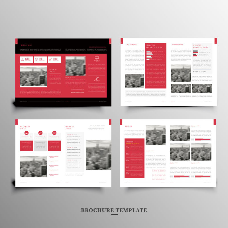 矢量传单册设计