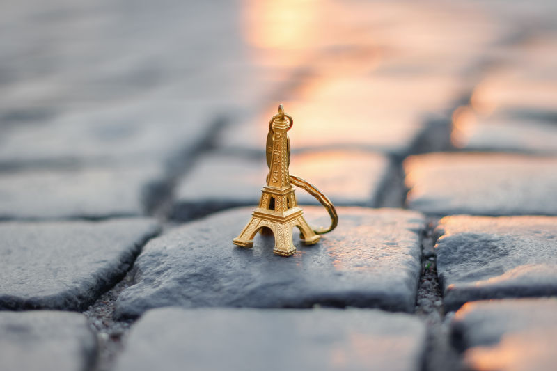 纪念巴黎背景埃菲尔铁塔