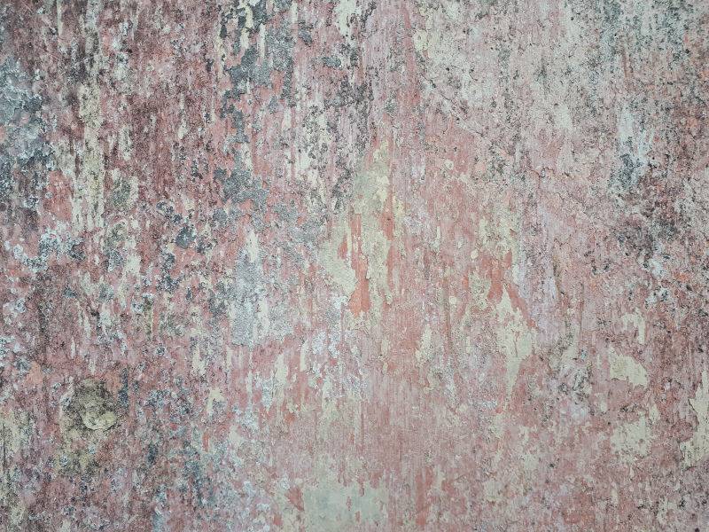 绿色和略带红色的老木材纹理