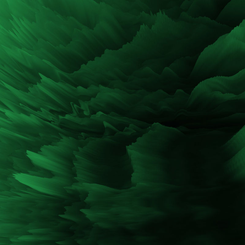 抽象的绿色-带有黑色数字3D故障效果-屏幕技术纹理-分散背景