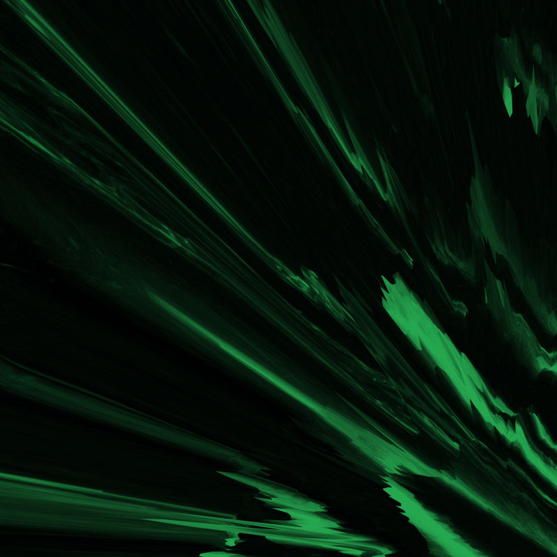 抽象的绿色-带有黑色数字3D故障效果-屏幕技术纹理-分散背景