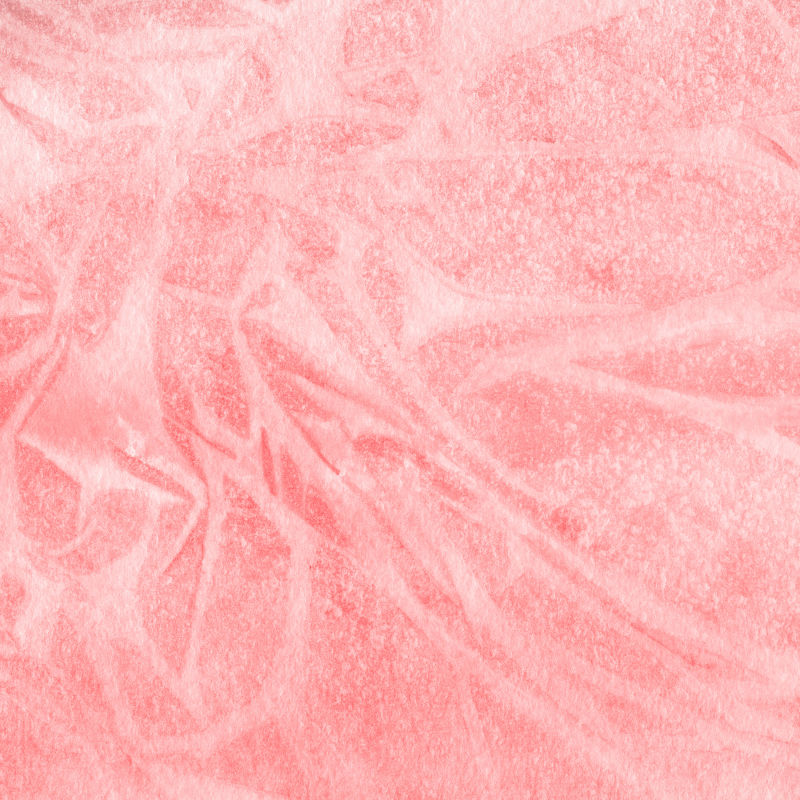 白纸背景上的红色墨水和水彩纹理-油漆泄漏和ombre效应-手绘抽象形象