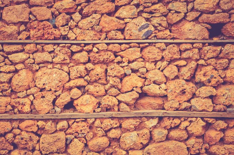 Coquina鹅卵石屋的墙面纹理Coquina·苏尔法