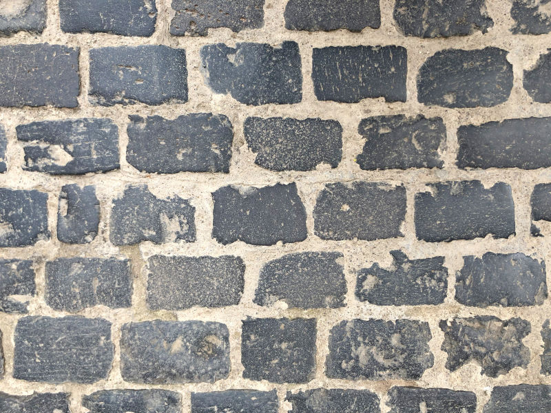 灰色砖墙背景-新建筑-深色砖墙纹理-房屋墙壁-停止-死角