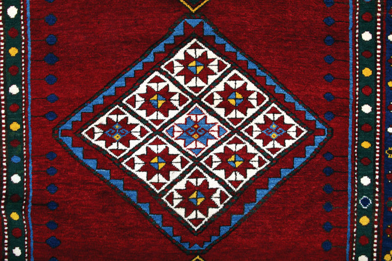 阿塞拜疆手工地毯的一部分