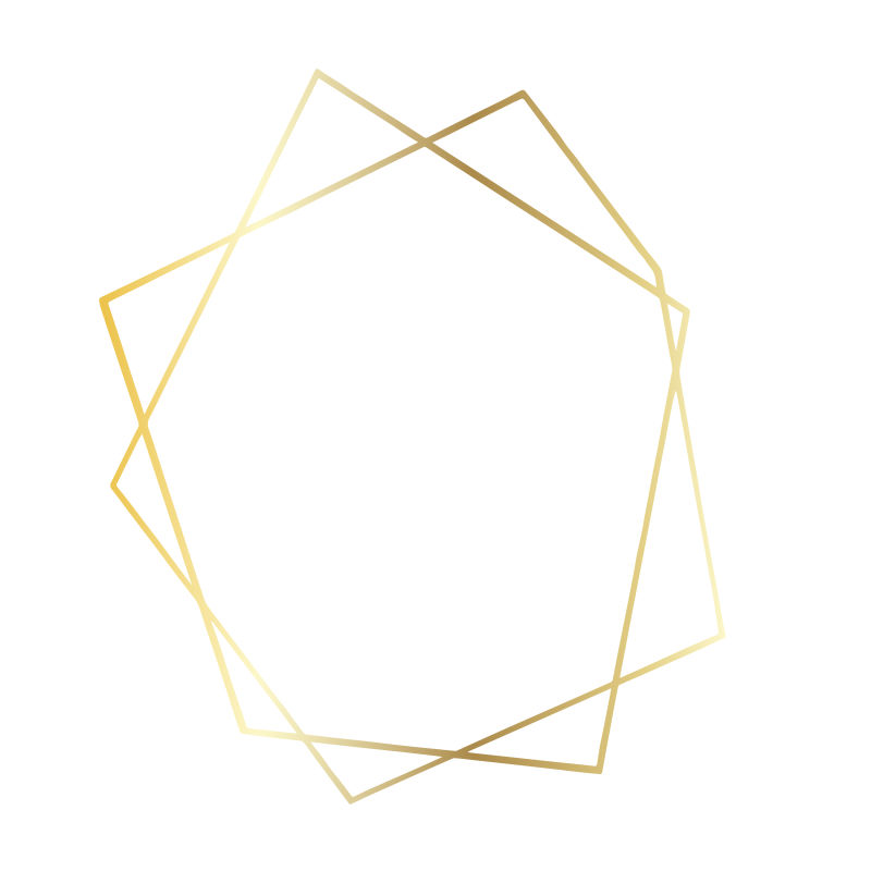 手工绘制的金色几何框架-金属箔闪闪发光的节日和豪华的背景-节日和庆祝派对邀请