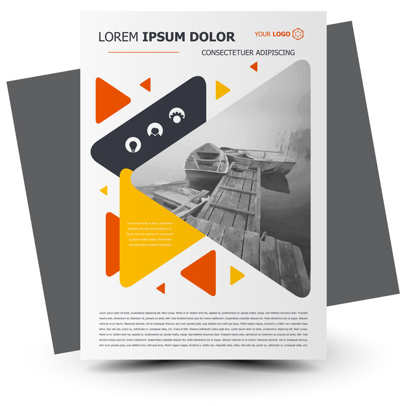 传单小册子设计商业传单尺寸A4模板创意