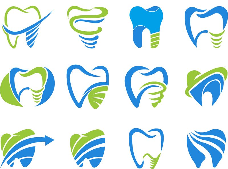 图片 插画 矢量保护牙齿的创意标志设计矢量牙科logo图片id: 612566