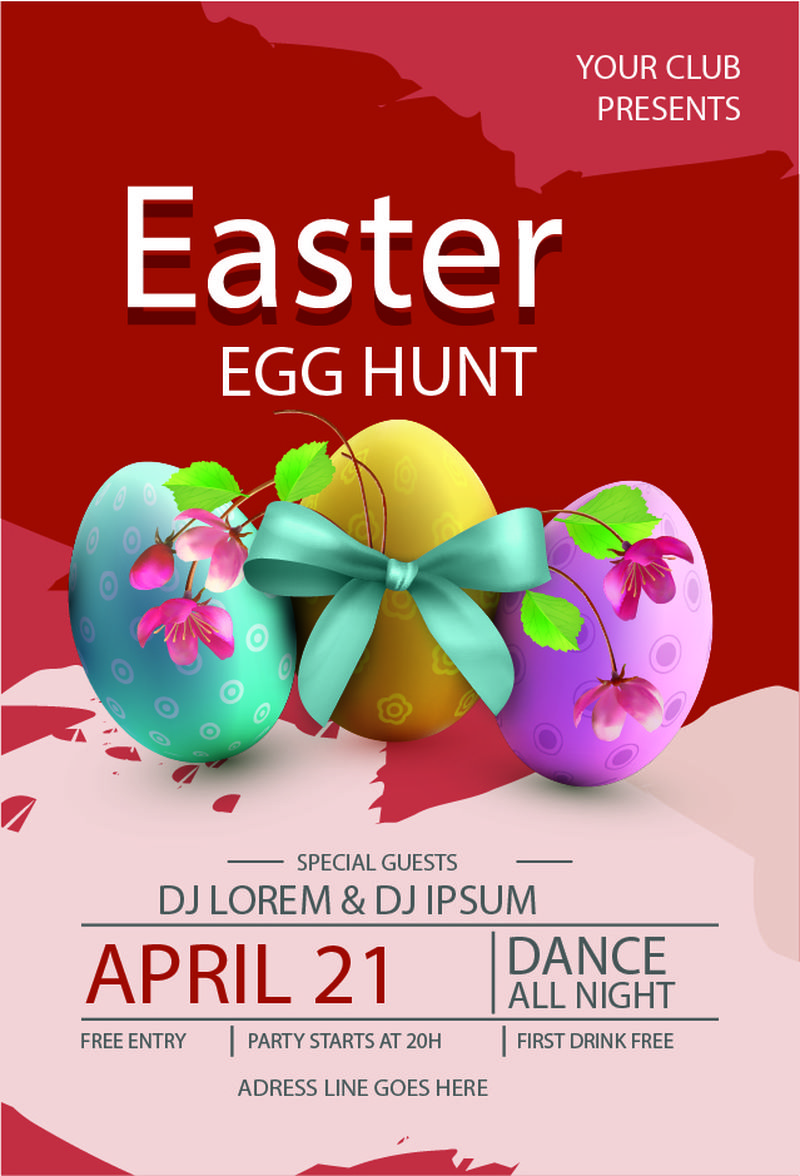 矢量复活节设计