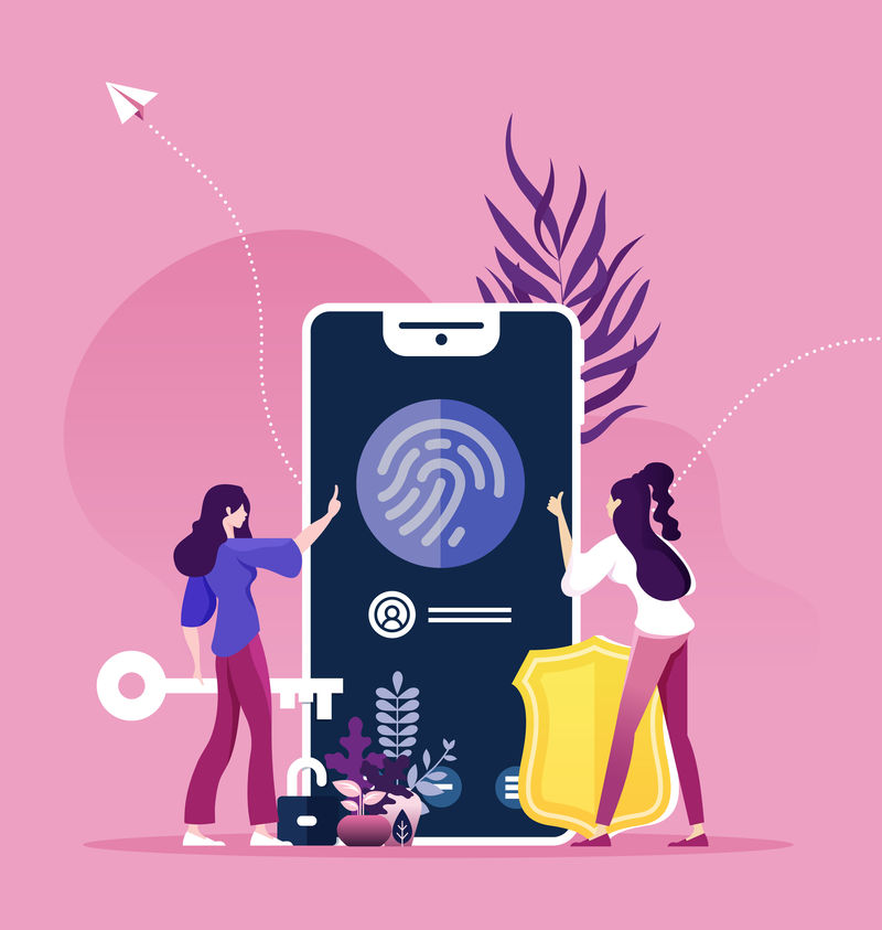 矢量现代商业等距概念