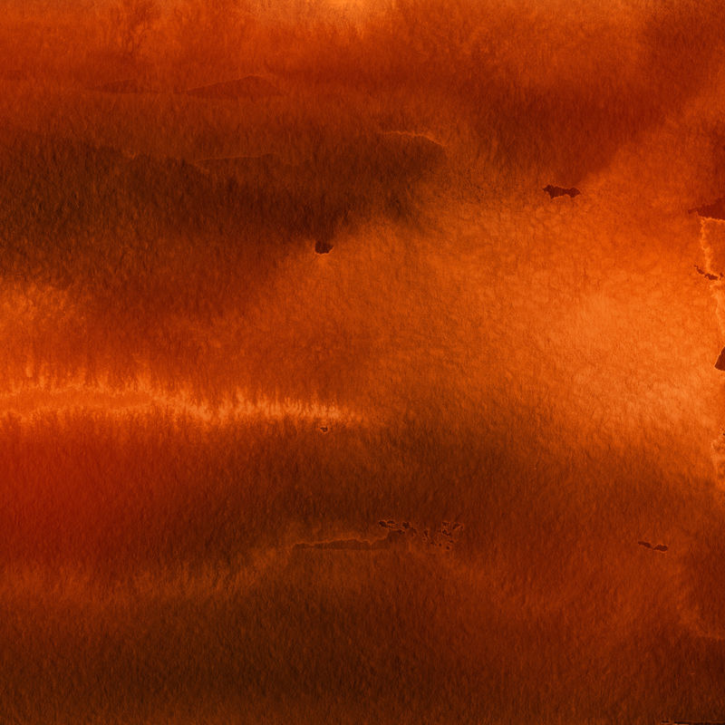 橙色水彩纹理背景