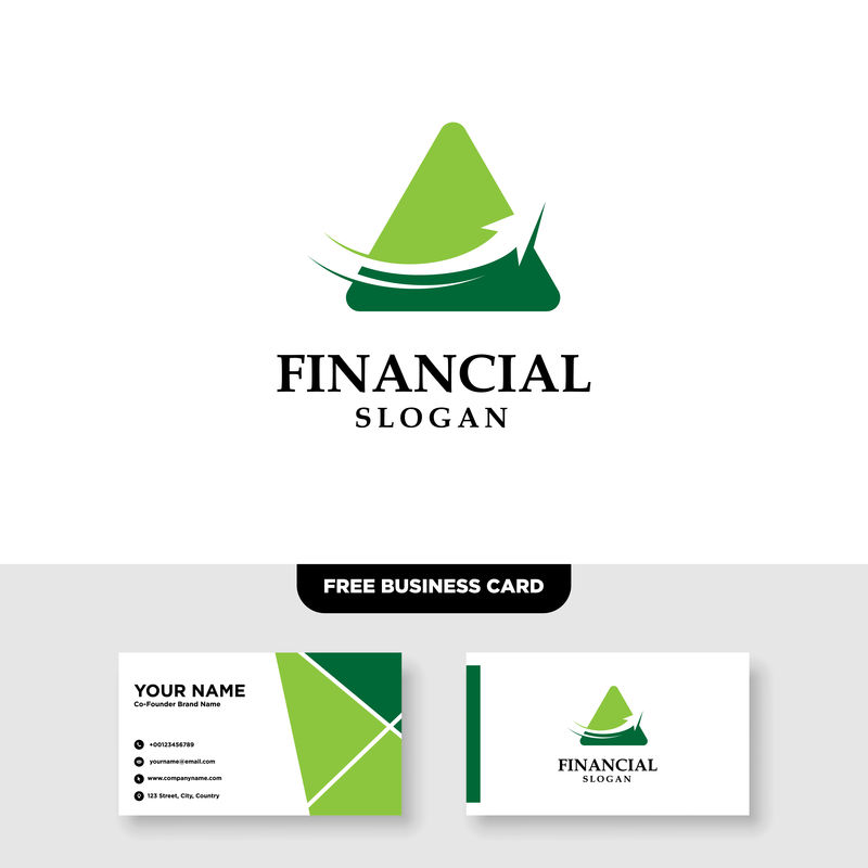 财务标识模板会计标识模板免费名片