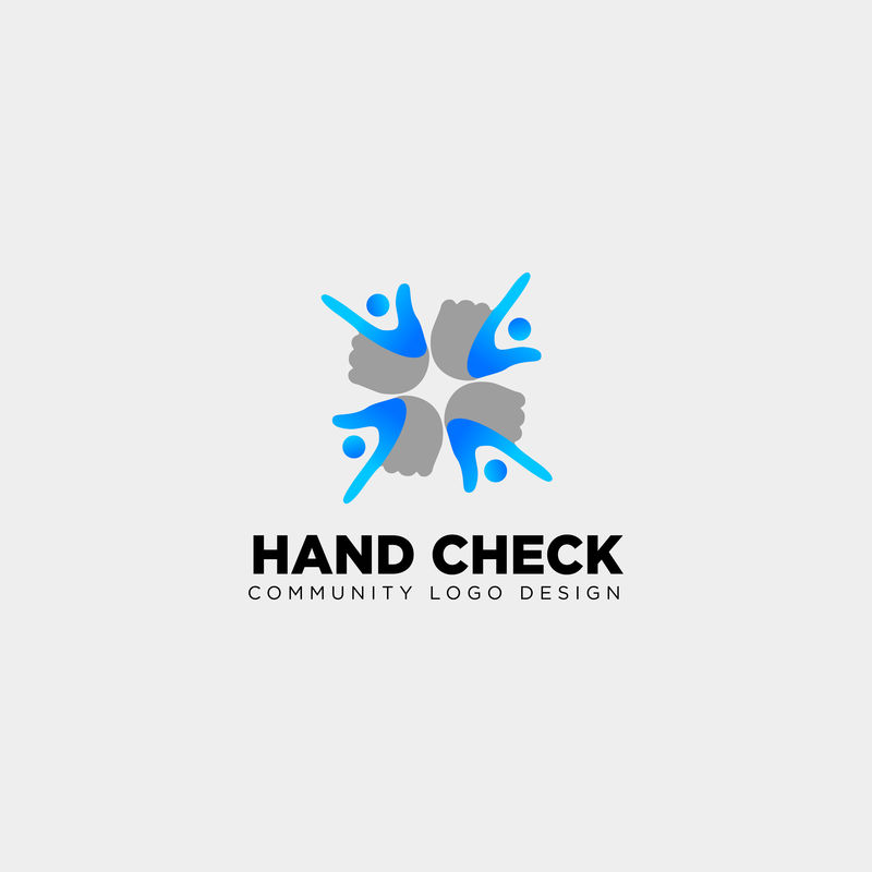 手检批准社区标识模板矢量图图标元素