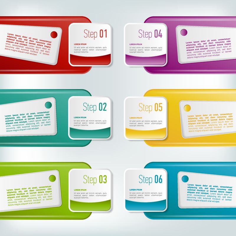 信息图形设计模板-矢量插图