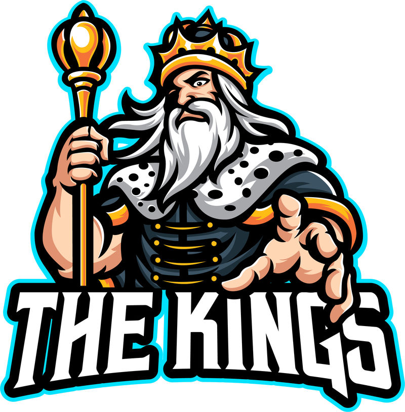 矢量电子竞技徽标模板