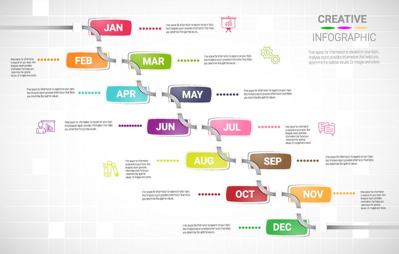 9 направлений. Инфографика основные направления.