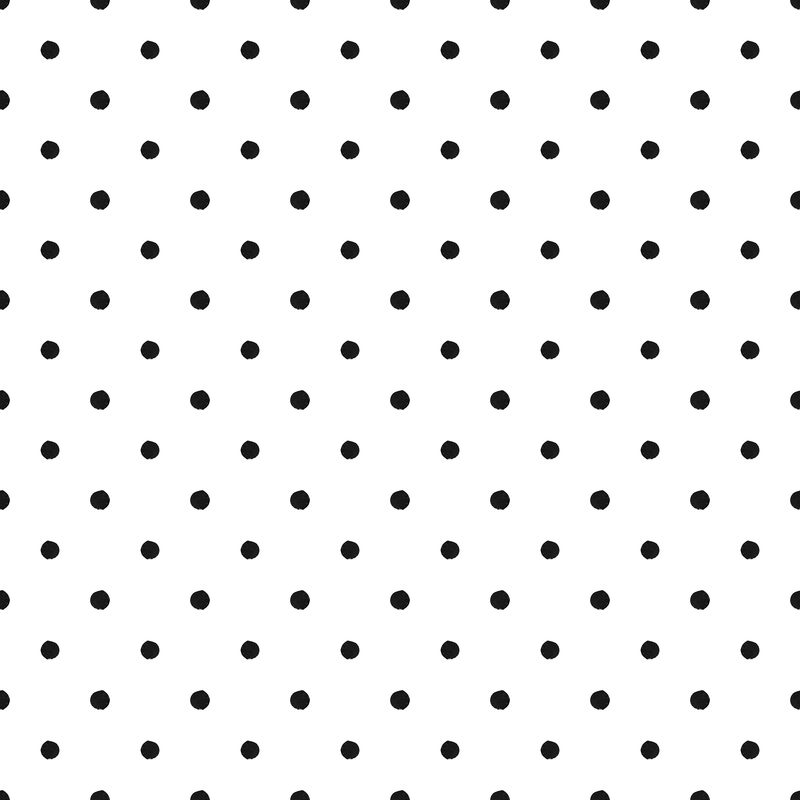 抽象单色几何图案-无缝背景-简单的黑白重复纹理-带有点圆球或点