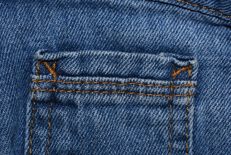 旧的蓝色牛仔裤的背景