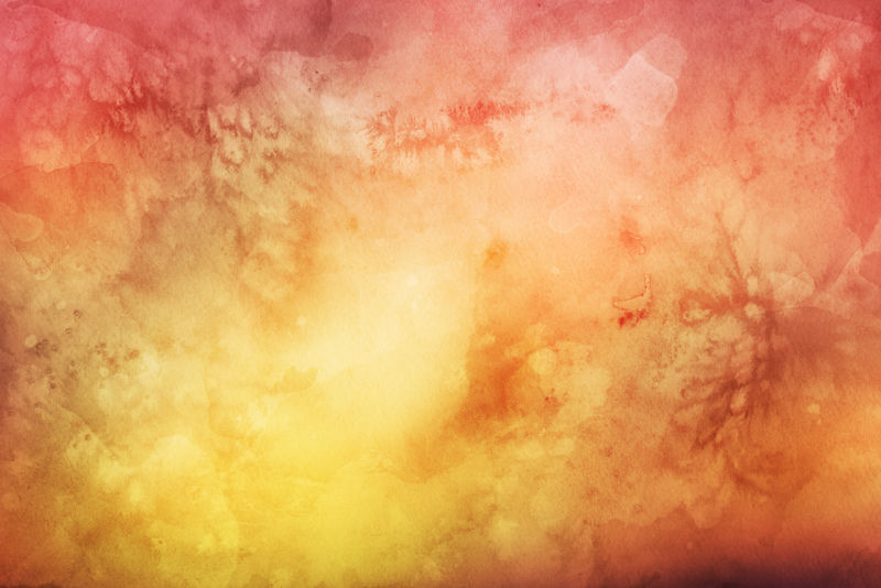 真正的水彩纹理-背景画在水彩纸上