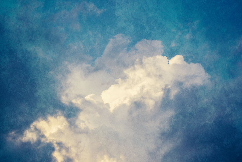 老旧蓝色天空背景