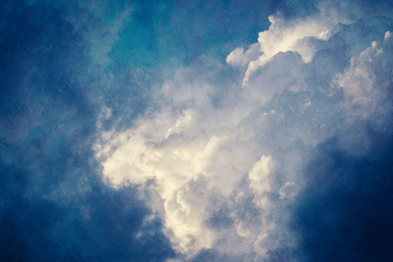 老旧蓝色天空背景