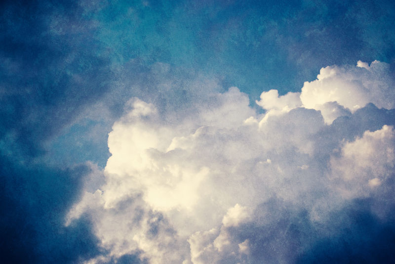 老旧蓝色天空背景