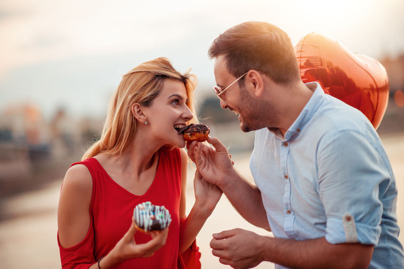 可爱的幸福夫妻