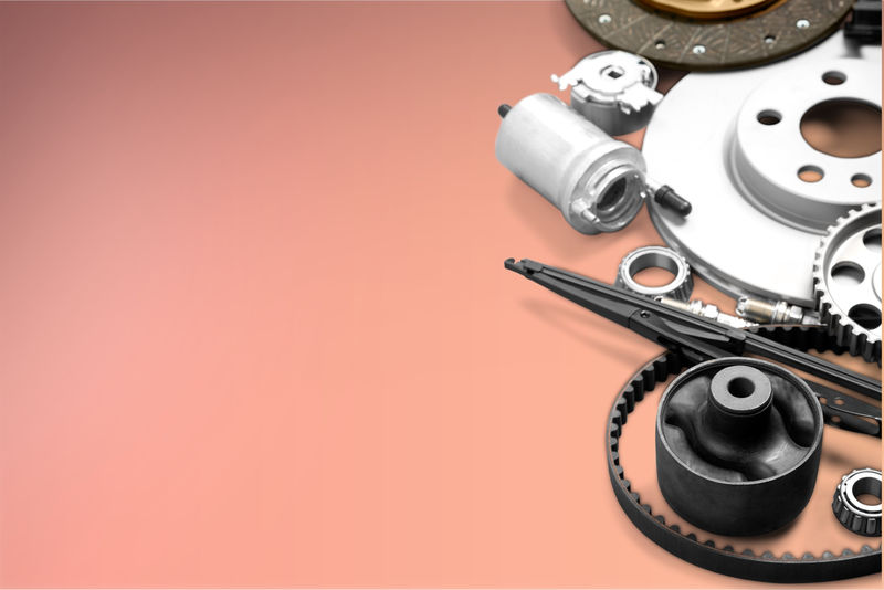 背景汽车零件集