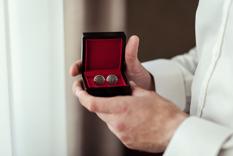 袖扣新郎早晨商人婚礼男士时尚男士配饰