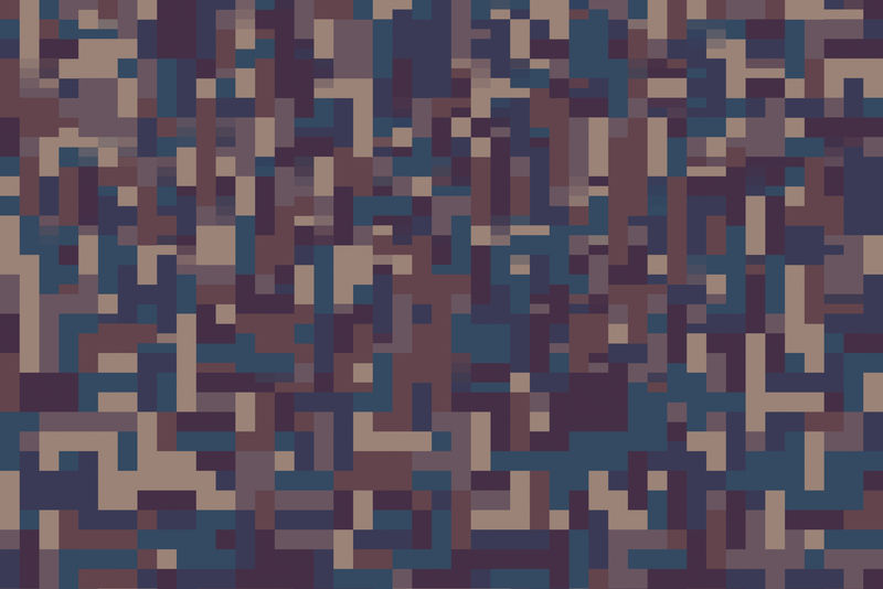 带彩色元素的无缝几何图案-矢量抽象背景