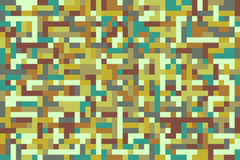 现代复古主题背景与彩色方块