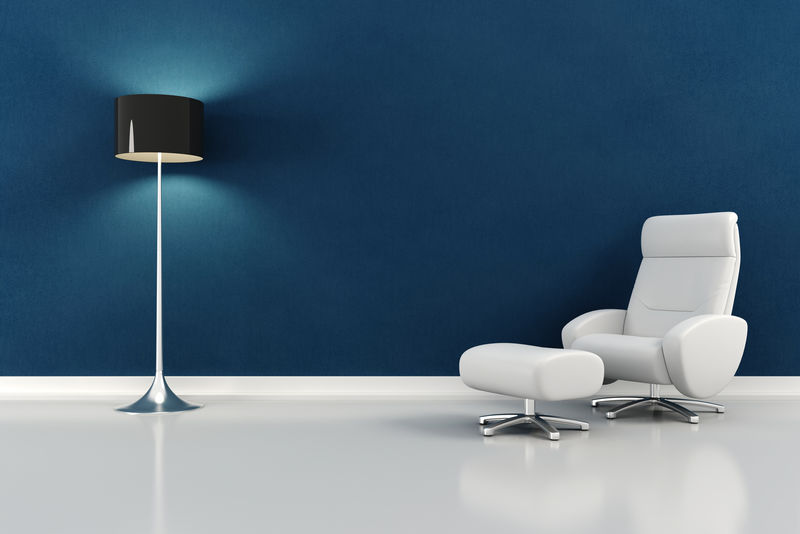 现代室内设计的3D渲染