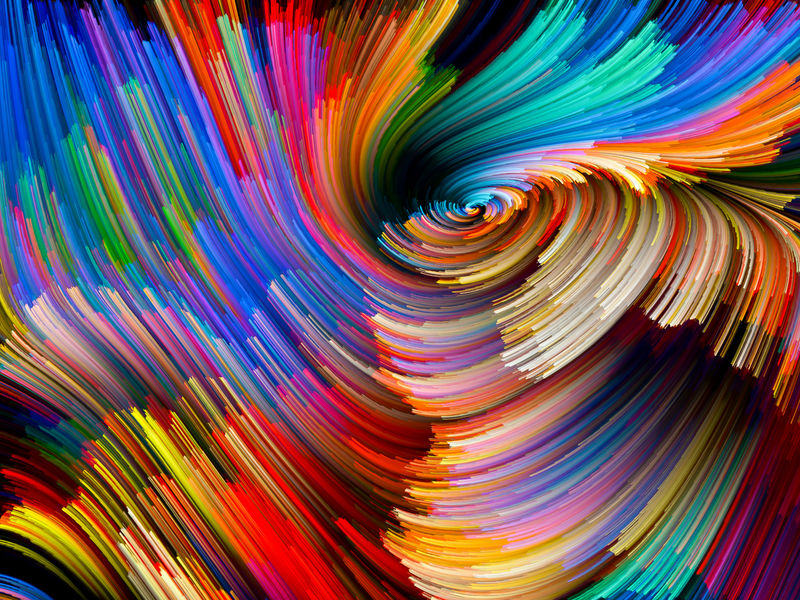 著名的色彩漩涡