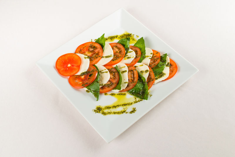 餐厅和咖啡厅菜单白底独立菜